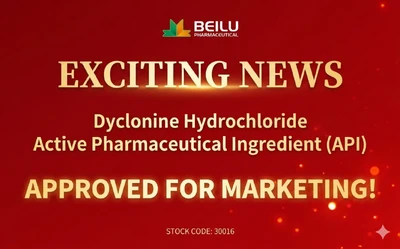 Beilu Pharma's Dyclonine Hydrochloride Chemical Active Pharmaceutical Ingredient (API) Approved by NMPA